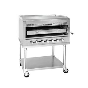 American Range HD36-RGBSH 36" Countertop Steakhouse Radiant Gas Griddle/Broiler