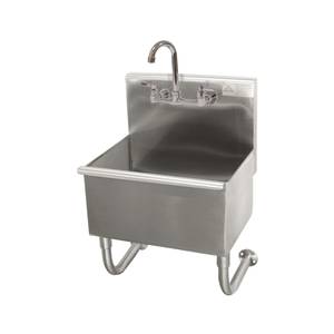 Advance Tabco WSS-14-21-F 18" W Wall Mounted Stainless Steel Service Hand Sink