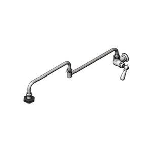 T&S Brass B-0592-26-CH 26" Double Jointed Wall Mount Pot & Kettle Filler Faucet