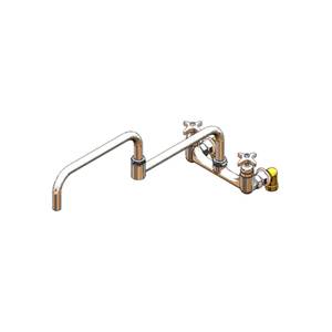 T&S Brass B-0292 Big-Flo 8" OC 24" Wall Mount Pot-Kettle Sink Filler Faucet