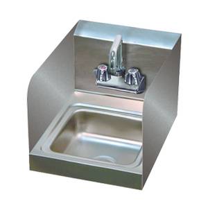 Advance Tabco 7-PS-23-EC-SP-X Hand Sink 9"x9"x5" w/ Faucet and Splash Guards