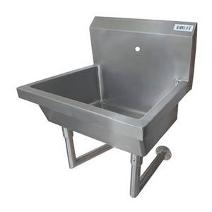 BK Resources MSHS-24W1 24" Wall Mount Single Faucet Handwash Sink