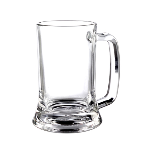International Tableware, Inc 625 15.25 oz Glass Beer Mug w/ Handle - 2 Doz