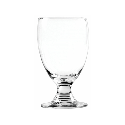 International Tableware, Inc 1129 Restaurant Essential 10 oz Footed Glass Water Goblet - 1 Doz