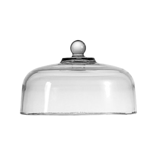 Anchor Hocking 340Q 11-3/8" x 7-1/4" Clear Glass Cake Dome Cover - 4 Per Case
