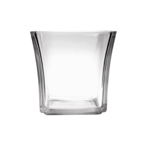 Anchor Hocking 99005 3.25" Square Flared Glass Votive Candle Holder - 6 Per Case