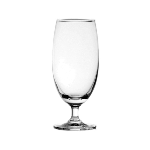 Anchor Hocking 14175 14 oz Clear Footed Beer Glass - 2 Doz