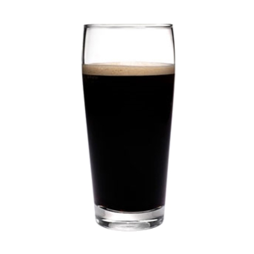 Anchor Hocking 90247 20 oz Clear Rim Tempered Pub Beer Glass - 1 Doz