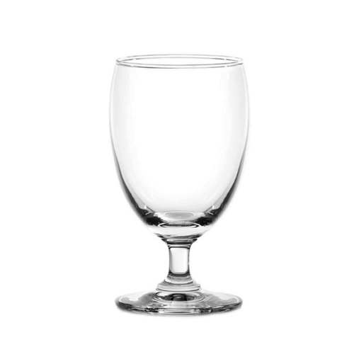 Anchor Hocking 1500G11 Classic 10.75 oz Clear Glass Footed Banquet Goblet - 4 Doz