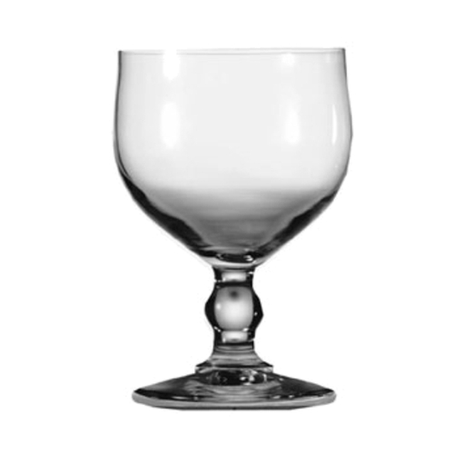 Anchor Hocking 3959RTX Hoffmann House 16 oz Clear Glass Footed Water Goblet - 2 Doz