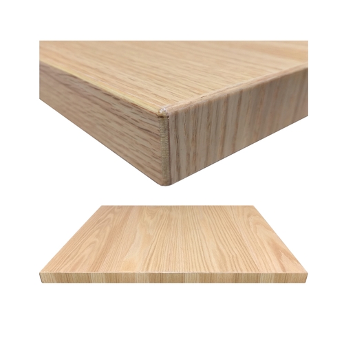 Oak Street Manufacturing WDL2430-CC Woodland 24" x 30" Rectangular Wood Table Top - Clear Coat 