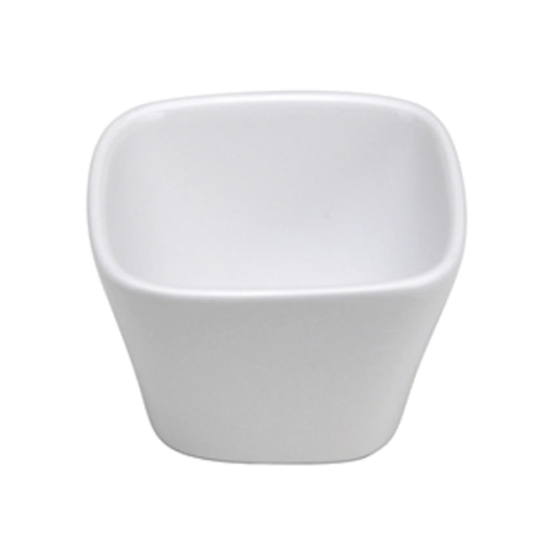 Oneida F8010000704S Buffalo® 11.8 oz Porcelain Square Bowl - Bright White - 3 DZ