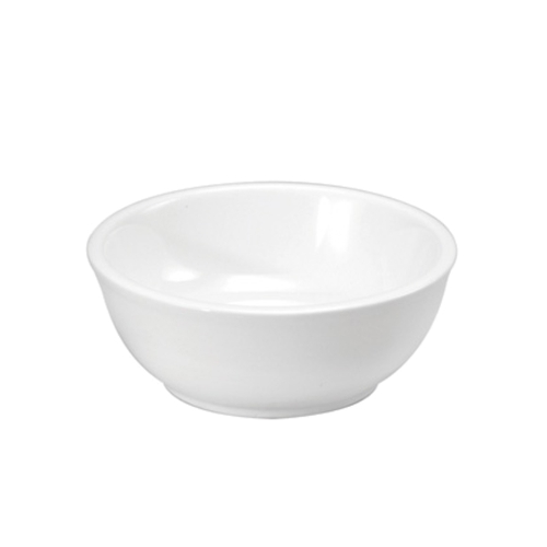 Oneida F8000000731 Buffalo Bright White 13.5 oz Porcelain Nappie Bowl - 3 Doz