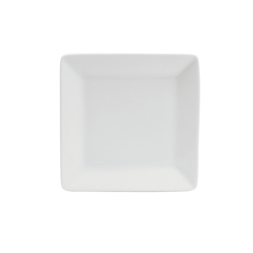 Oneida F8010000115S Buffalo Bright White 5" Porcelain Square Plate - 3 Doz
