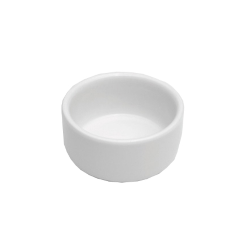 Oneida F8000000614 Buffalo Bright White 2.5 oz Smooth Porcelain Ramekin - 3 Doz