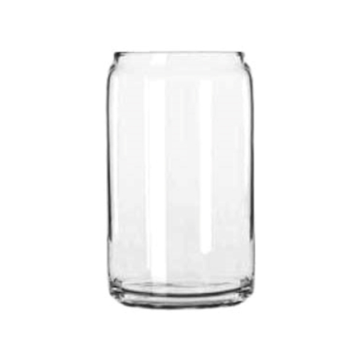 Libbey 209 16 oz Beer Can Glass w/ Safedge Rim - 2 Doz