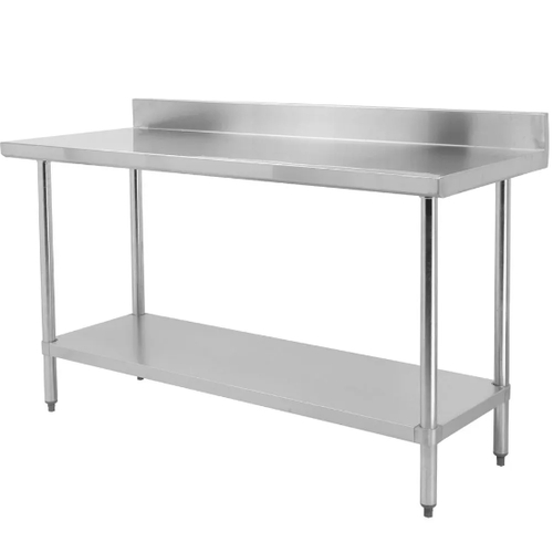 Falcon Food Service WT-2460-SSU-4 60" X 24" Deluxe 18 Gauge Stainless Steel Work Table