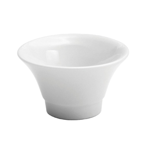 Oneida F8010000952 Buffalo Bright White 2 oz Sauce Dish Sauce Dish - 6 Doz