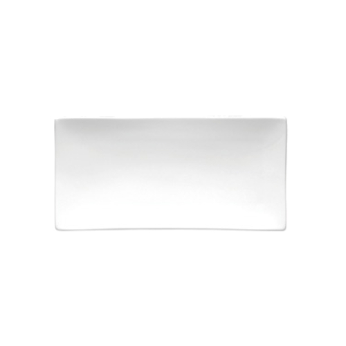 Oneida F8010000859 Buffalo Bright White 11" x 5.25" Sushi Platter - 2 Doz