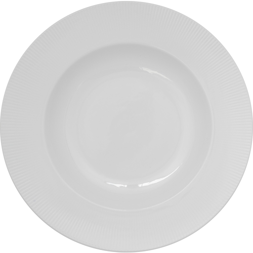 International Tableware, Inc SB-120 SunBurst Bright White 14.5 oz Porcelain Pasta Bowl - 1/2 Doz