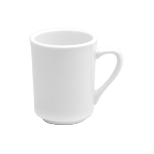Oneida F9000000560 Buffalo Cream White 8 oz Porcelain Delmonico Cup - 3 Doz