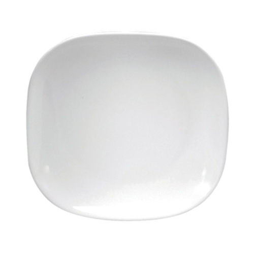 Oneida F9000000111S Buffalo Cream White Ware 5.5" Porcelain Square Plate - 3 Doz