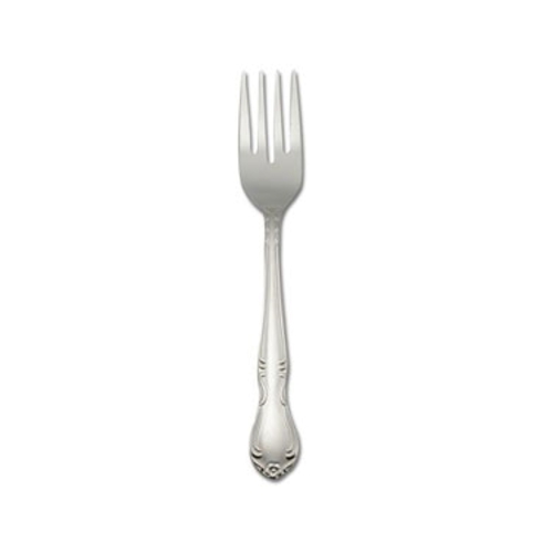 Oneida B072FSLF Delco Melinda III 6-1/4" Stainless Steel Salad Fork - 54 Doz