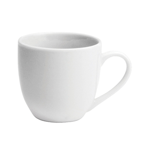 Oneida R4570000525 Botticelli Bright White 3.5 oz Porcelain Coffee Cup - 3 Doz