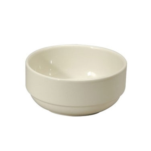 Oneida F1000000765 Classic Cream White 12.5 oz Porcelain Dallas Bowl - 3 Doz