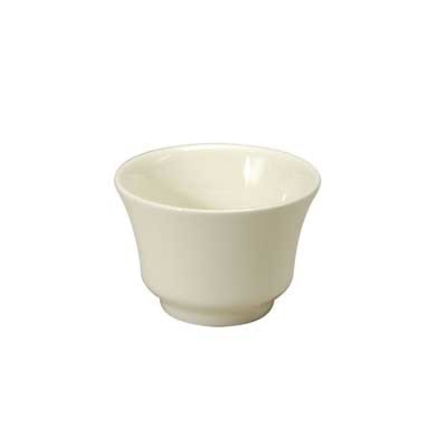 Oneida F1000000700 Classic Cream White 7 oz. Porcelain Bouillon Cup - 3 Doz