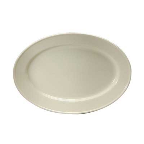 Oneida F1000000361 Classic Cream White 11.75"x 8.25" Oval Porcelain Platter