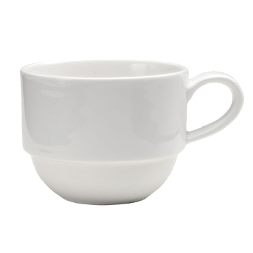 Oneida W6030000530 Sant' Andrea Warm White 8.5 oz. Porcelain Cup - 3 Doz