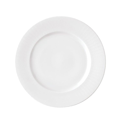 Oneida L5600000139W Current Warm White 9" Diameter Porcelain Plate - 2 Doz
