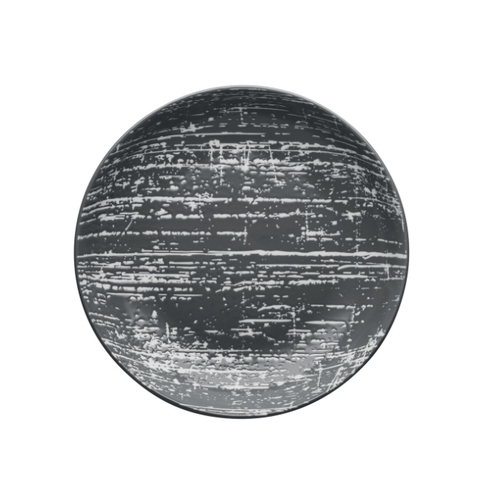 Oneida DZ6102026GR Drizzle Grey 10.25" 48 oz Porcelain Plate - 1 Doz