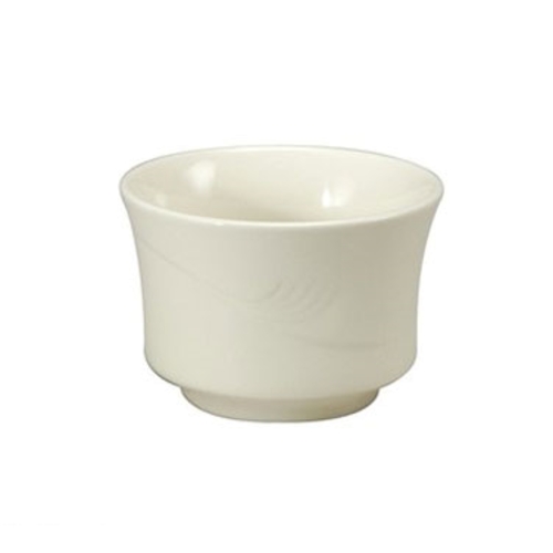 Oneida F1040000700 Espree Cream White 8.5 oz. Porcelain Bouillon Cup - 3 Doz