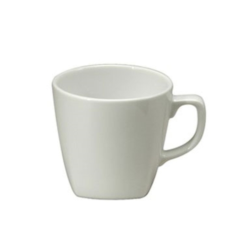 Oneida R4020000531 Fusion Bright White 8.5 oz. Porcelain Coffee Cup - 3 Doz