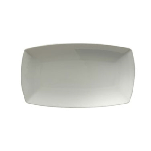 Oneida R4020000372 12.625" x 7.5" Bright White Porcelain Platter - 1 Doz