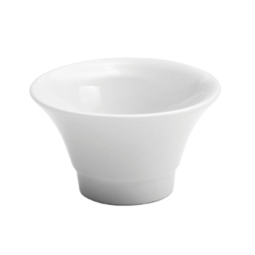 Oneida R4020000951 Fusion Bright White 2 oz Porcelain Ramekin Sauce Cup - 6 Doz