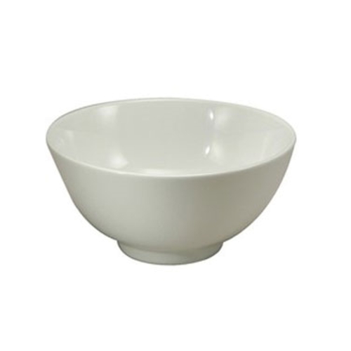 Oneida R4020000736 Fusion Bright White 50 oz Porcelain Rice Bowl - 2 DZ