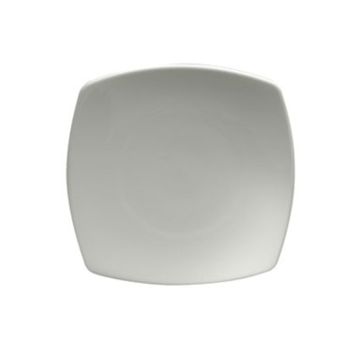 Oneida R4020000117S Fusion Bright White 6.25" Porcelain Square Coupe Plate- 3 DZ
