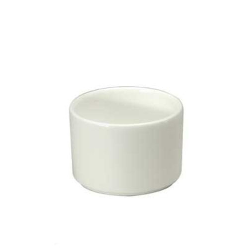 Oneida F1130000705 Gemini Warm White 8 oz. Porcelain Bouillon Cup - 3 Doz