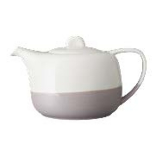Oneida HO1108053WH Hamptons White 14 oz. Ceramic Teapot - 1 Doz