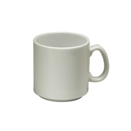 Oneida R4010000560 Impressions Bright White 9 oz 3.125" Porcelain Mug - 3 Doz