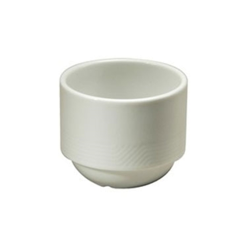 Oneida R4010000700 Impressions Bright White 7 oz Porcelain Bouillon Cup - 3 Doz