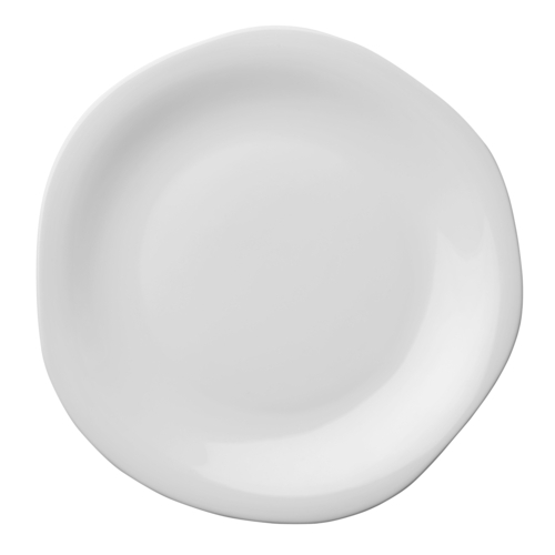 Oneida L6700000119 Lancaster Garden Warm White 6.5 Diameter Dinner Plate - 4 Dz
