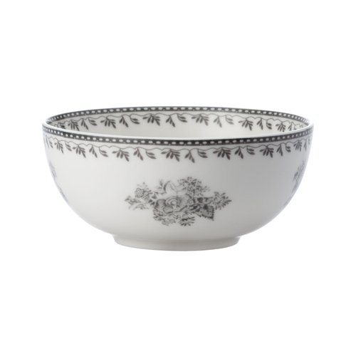 Oneida L6703068730 Lancaster Warm White 7 oz. Porcelain Dinner Bowl - 4 Doz