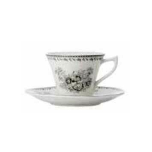 Oneida L6703068520 Lancaster Warm White 6 oz Porcelain Teacup - 4 Doz