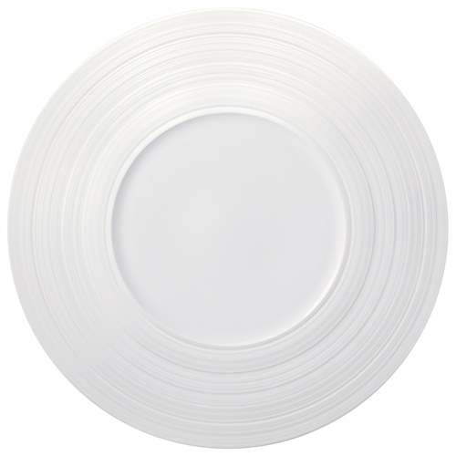 Oneida L5650000152C Manhattan Warm White 10-7/8" Diameter Porcelain Plate - 2 Dz