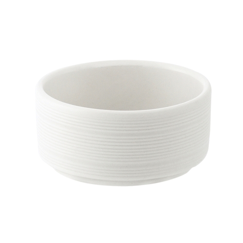 Oneida L5650000941 Manhattan Warm White P.375 Porcelain Sauce Dish - 12 Doz