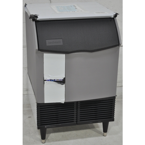 Ice-O-Matic ICEU220HA - Display Item - 238lb Half-Size Cube Ice Machine Self Contained Air-Cooled